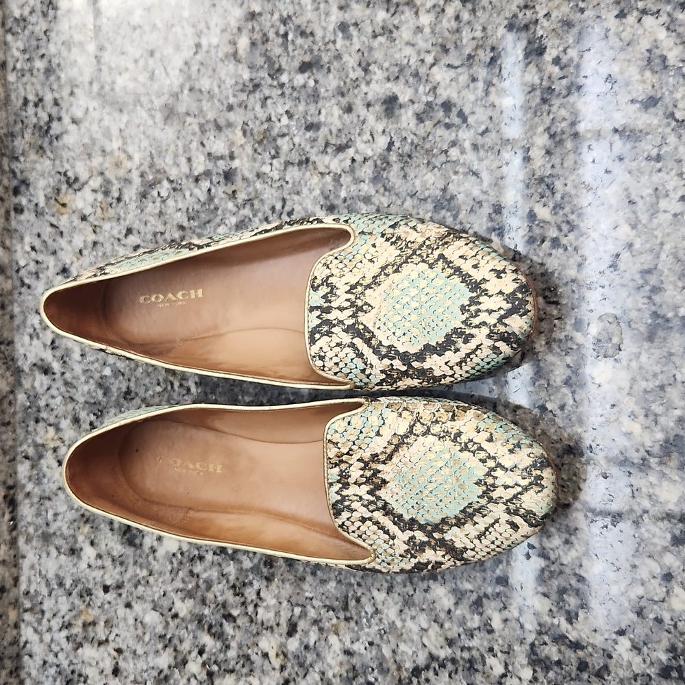 Women's pair of Coach loafers 8.5